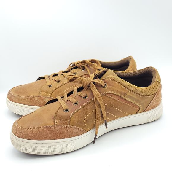 Propet Kellen MCA062LTAN tan Brown  Leather Men\'s Size 12 wide